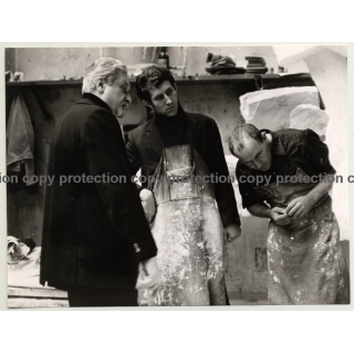 Alexander Gonda *10 / Sculptures - Students (Vintage Photo: Wolfgang Klein ~ 1960s)