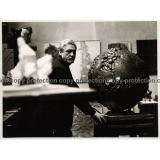 Alexander Gonda *12 / Sculpture - Studio (Vintage Photo: Wolfgang Klein ~ 1960s)