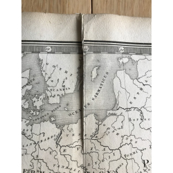 Carte De L'Empire Romain Sous Constantin / Adrien Hubert (Vintage Map 1822)