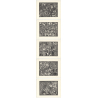Thierry Lenoir: Portfolio With 5 Woodcuts Lim.Ed. 11/90 (Belgium 1991)
