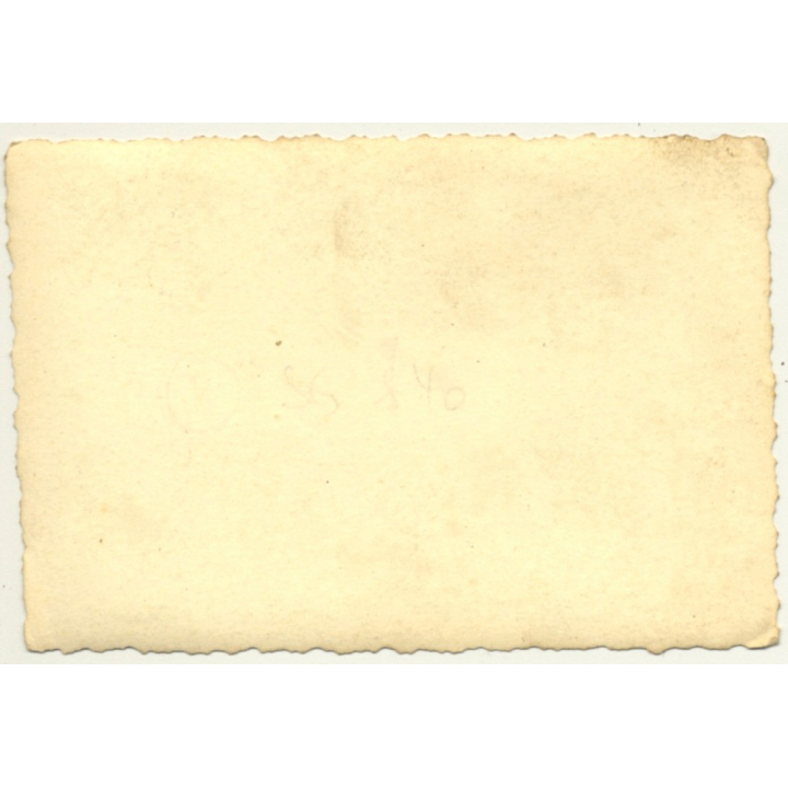 3 Semi Nude Guys Sit In Forest / Boots - Sunglasses - Gay INT (Vintage Photo ~1940s/1950s)