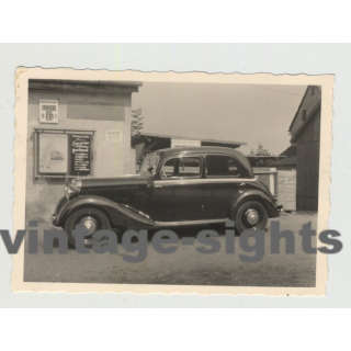 Side View Of Mercedes 170 S (W136) (VIntage Photo 1950s)