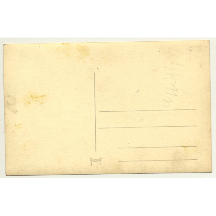 Showman At His Carousel *2 / Funfair (Vintage RPPC Belgium ~1920s/1930s)