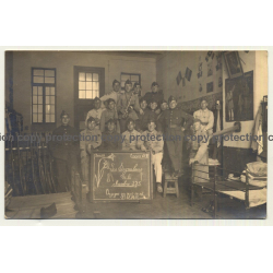 Signaleurs De La Chambre 275 / Military - Soldiers (Vintage RPPC Belgium ~1920s/1930s)