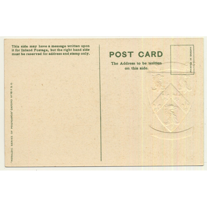 Oxford: Trinity College / Presidents House (Vintage Postcard ~1910s/1920s)