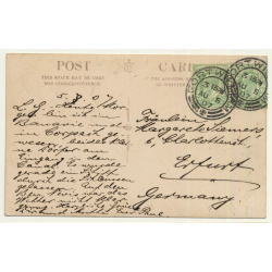 Scottland / UK: Port William & Ben Nevis - Shovel Paddle-Steamer (Vintage RPPC 1907)