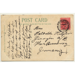 UK: The Aquarium, Brighton (Vintage Postcard 1906)