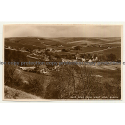 UK: East Dean From Went Hill, Sussex (Vintage RPPC)