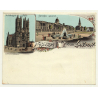 Sandle Brothers / UK: A Greeting From London *3 (Vintage Court Size Postcard ~1900)