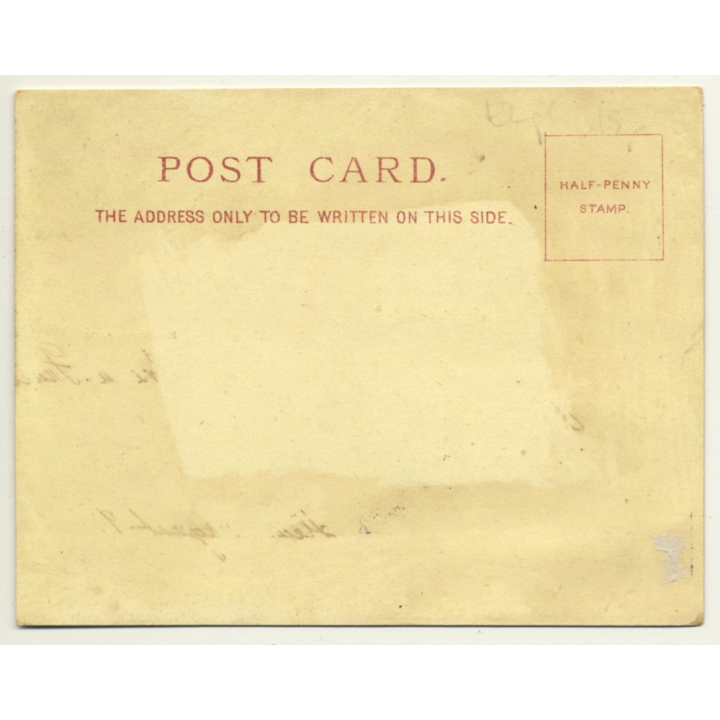 Sandle Brothers / UK: A Greeting From Crystal Palace London (Vintage Court Size Postcard ~1900)