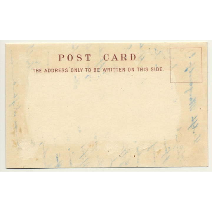 UK: With Compliments From Sunderland (Vintage Court Size Postcard ~1900 Litho)