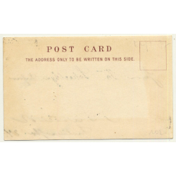 UK: With Compliments From Southshields (Vintage Court Size Postcard ~1900 Litho)