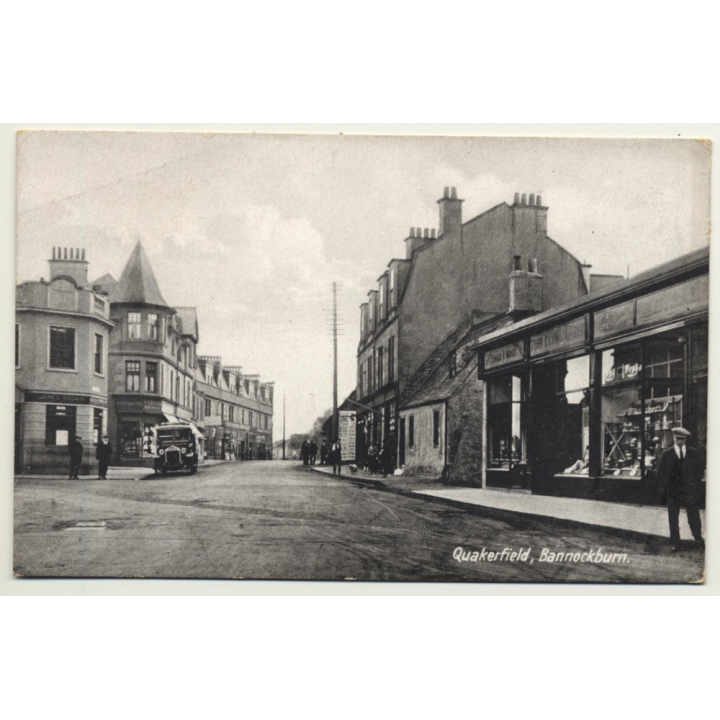 UK: Quakerfield, Bannockburn (Vintage Postcard ~1910)