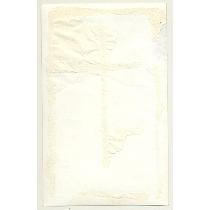 Tall Slim Nude With Face Mask *1 / Dungeon - BDSM (Vintage Photo 1960s)