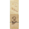 A. Leroux, Alger: Portrait Of Tourist W. Turban (Vintage Cabinet Card Photo ~1900)