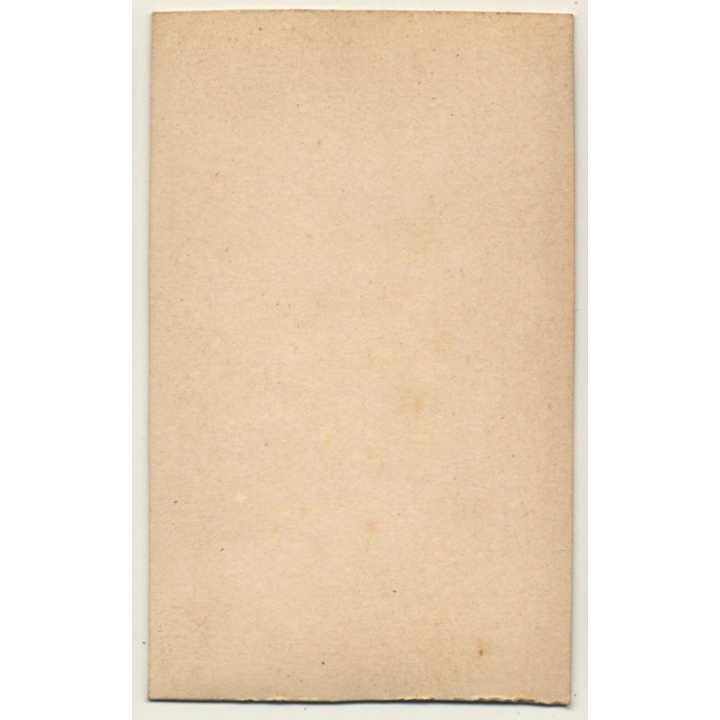 A. Damry / Liége: Old Man In Suit W. Vest (Vintage Carte De Visite / CDV ~1870)