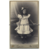 Ch. Rogivue / Lausanne: Baby Girl In White Dress (Vintage Carte De Visite / CDV ~1900s)