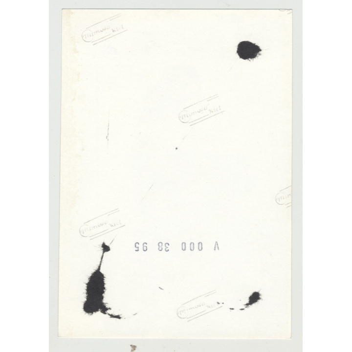 Nude Bettie Page Lookalike Pin-Up / Big Boobs - Collar (Vintage Amateur Photo)