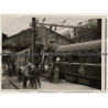 Etampes: L'Accident De Chemin Du Fer / Train Crash (Vintage Photo Meurisse ~1930s)
