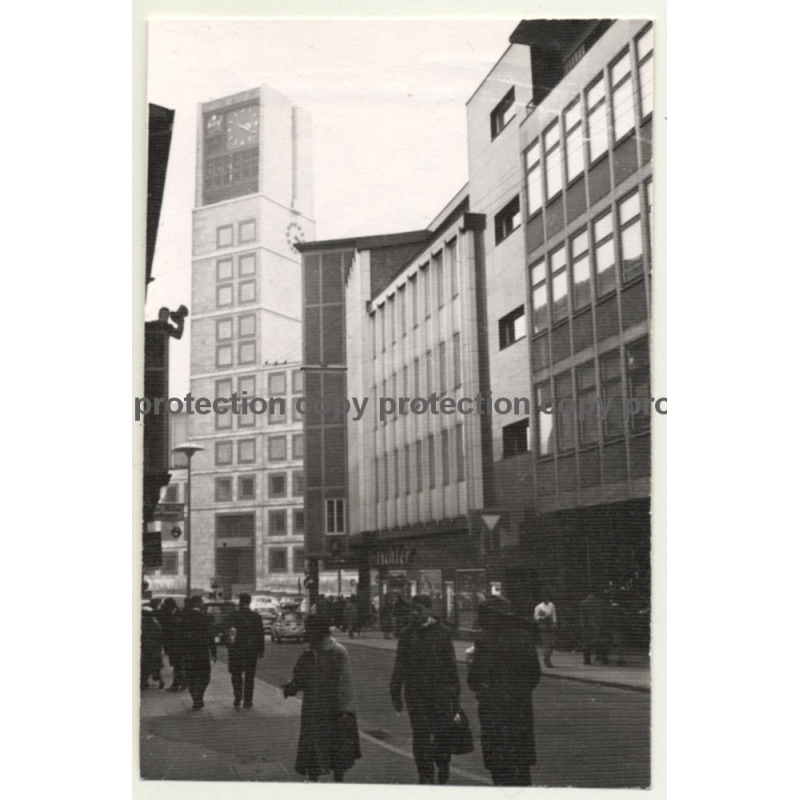 70173 Stuttgart: Kirchstraße - Marktplatz - Tritschler (Vintage Photo 1958)