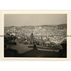 70178 Stuttgart: Silberburg - Karlshöhe / Blick Auf Stuttgart *2 (Vintage Photo 1959)