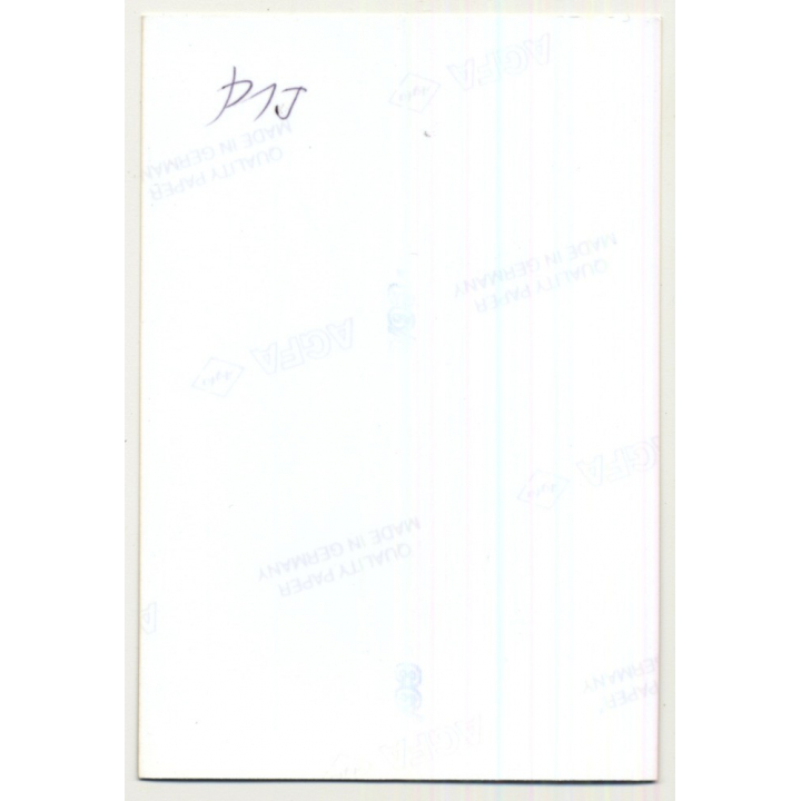 Tall Slim Blonde Semi Nude Bunny *4 / Panties (Vintage Photo GDR 1980s)