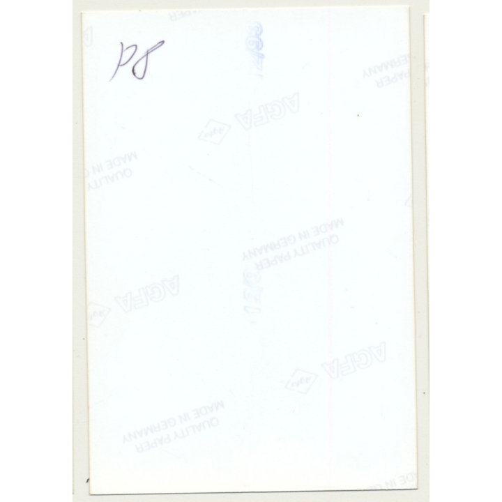 Tall Slim Blonde Semi Nude Bunny *6 / Big Boobs (Vintage Photo GDR 1980s)