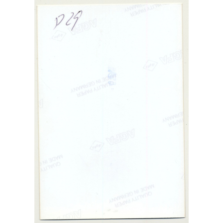 Tall Slim Blonde Nude Bunny *14 / Waist - Garter (Vintage Photo GDR 1980s)