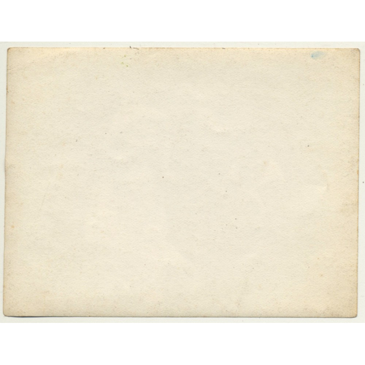 Great Shot Of Belgian Family / Woman Smokes Pipe (Vintage Photo ~1940s)