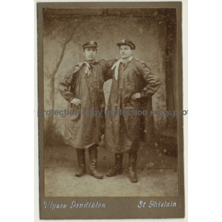Ulysse Gandibleu: Fishmongers - Poissoniers - Profession (Vintage Cabinet Card ~1890s/1900s)