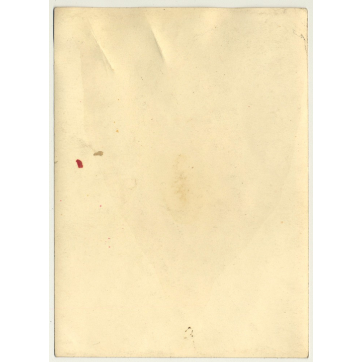 Semi Nude Blonde Female In Carnival Costume *6 / Joker Stick (Vintage Photo ~1930s)