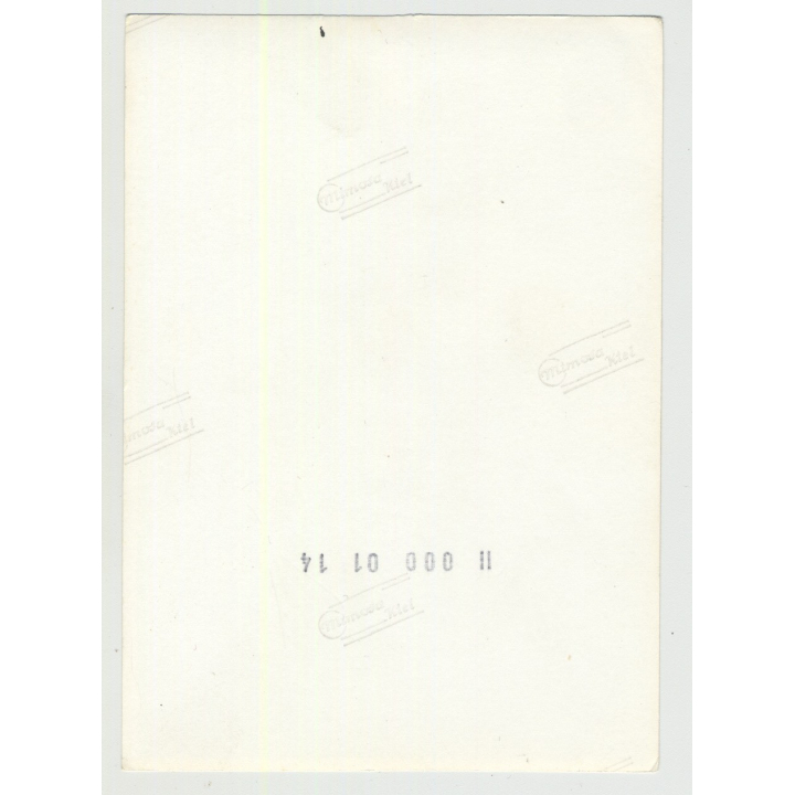 Older Nude Female Curling On Couch / Suspenders - 60s Interior (Vintage Amateur Photo)