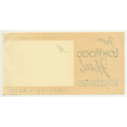 Low Wood Hotel - Windermere / Great Britain (Vintage Luggage Label)