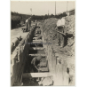 Netherlands: Workers - Sewer Construction - Canal *3 (Vintage Photo ~1920s)