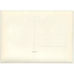 Slim Blindfolded Woman Tied In Dungeon *3 / BDSM (Vintage RPPC Leonar  ~1950s)