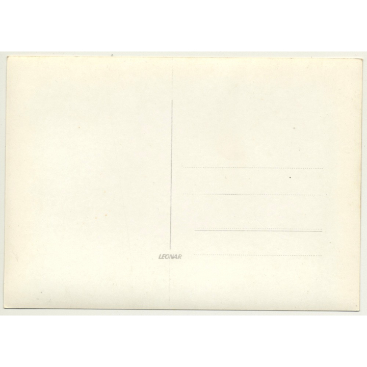 Slim Blindfolded Woman Tied In Dungeon *3 / BDSM (Vintage RPPC Leonar  ~1950s)