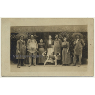 Demory & L. Jouvencel Vins Restaurant / Biaude - Oversea? (Vintage RPPC ~1910)