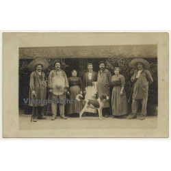 Demory & L. Jouvencel Vins Restaurant / Biaude - Oversea? (Vintage RPPC ~1910)