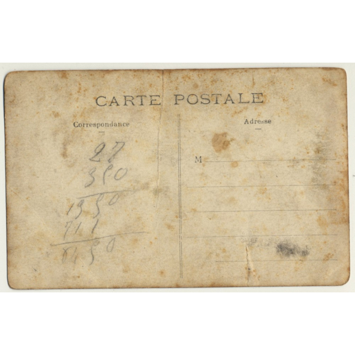 Demory & L. Jouvencel Vins Restaurant / Biaude - Oversea? (Vintage RPPC ~1910)