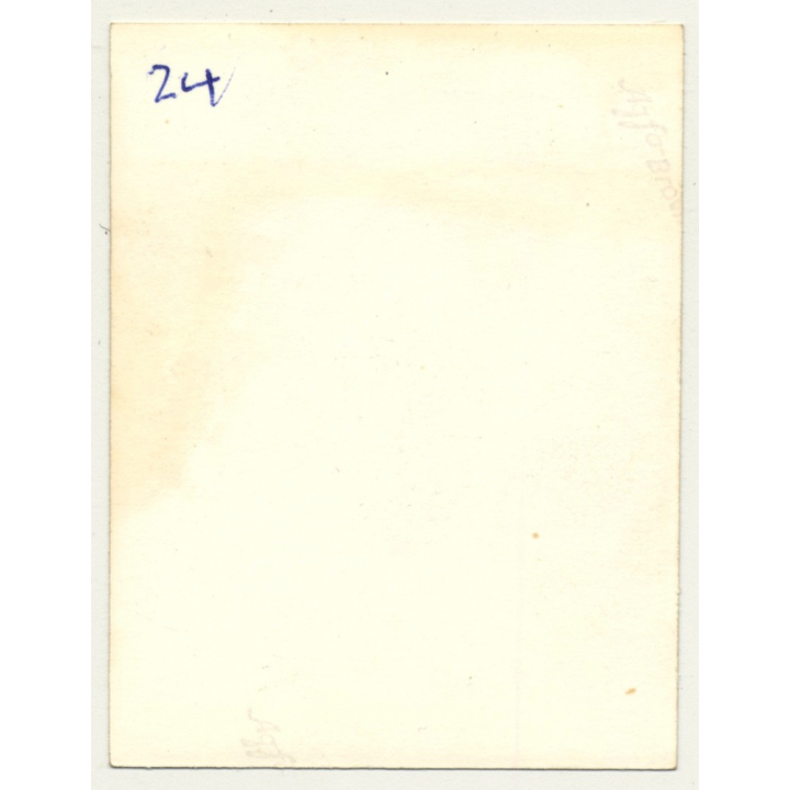 Semi Nude Female Dancer Undresses *1 / Boobs - Curtain (Vintage Photo ~1940s)