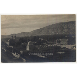 Lebanon: View On Large Mosque (Vintage RPPC Gelatin Silver ~1910s/1920w)