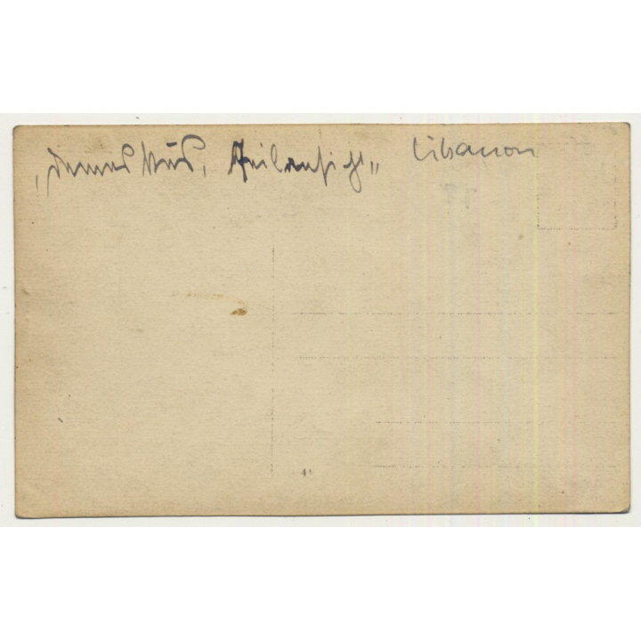 Lebanon: View On Large Mosque (Vintage RPPC Gelatin Silver ~1910s/1920w)