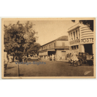 Dakar / Senegal: L'Avenue William Ponty / Poste (Vintage Postcard)
