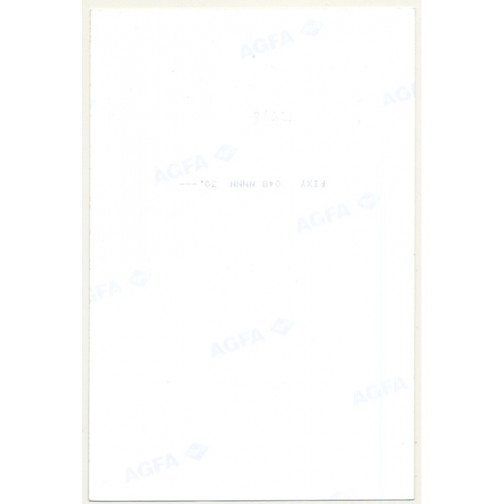 Beautiful Slim Nude Woman Holds Herself On Gate (Vintage Photo Germany ~1990s)