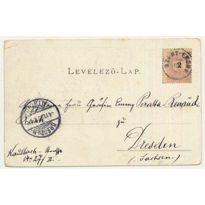 Csobánka / Hungary: Pomáz Margitliget (Vintage Postcard 1899)