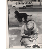 Lydia Nash / Bruxelles: Spanish Street Scene (Vintage Photo 1980s/1990s ~ DIN A3)
