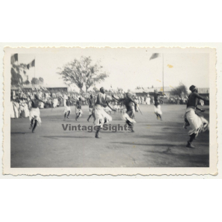 Zanzibar: Dancers At Tribal Meeting (Vintage Photo ~1940s/1950s)