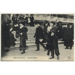 Mode De Paris 1911 - La Jupe Culotte! / Fashion (Vintage Postcard F.F. Paris)