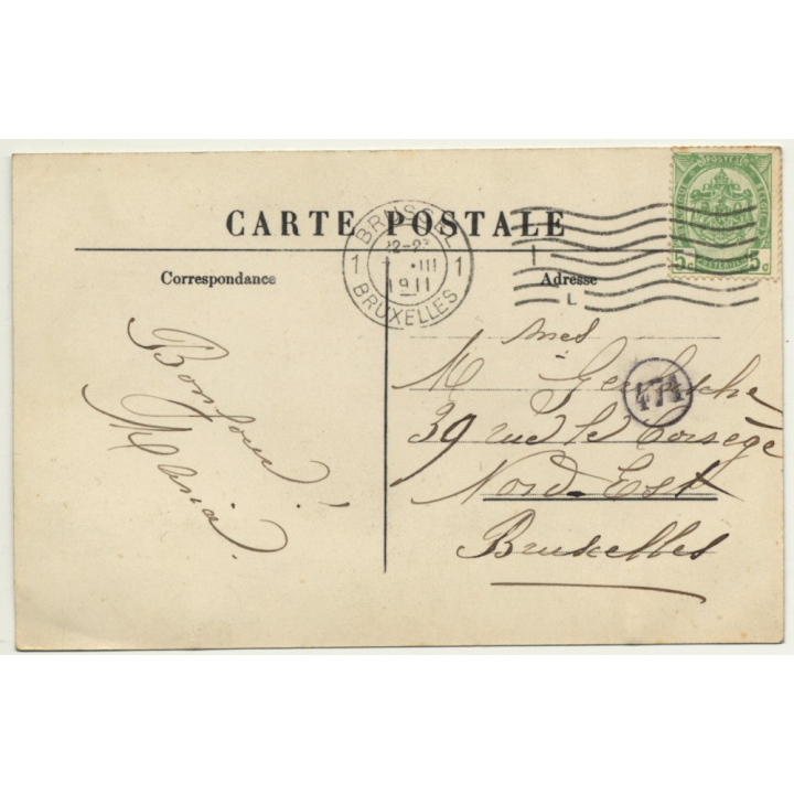 Mode De Paris 1911 - La Jupe Culotte! / Fashion (Vintage Postcard F.F. Paris)