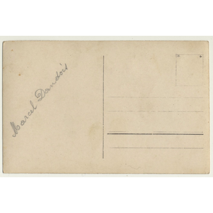 Belgian Dandy Boy Marcel Dandois / Art Nouveau - Pipe (Vintage RPPC ~1910s)